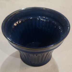Deep Blue Ceramic Vase